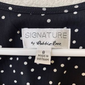 Robe Noire à Pois Robbie Bee Taille 20W - Neuve Avec étiquettes - Style Shift